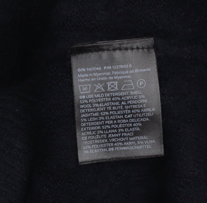 Womens UK Size 8 H&M Black Pullover Jumper