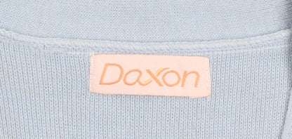 Womens UK Size 18/20 Daxon Blue Cardigan Jumper