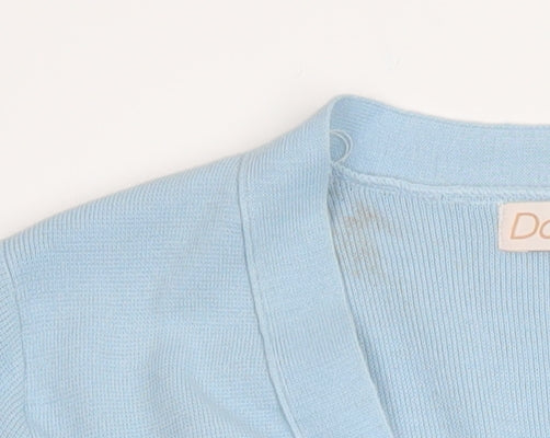 Womens UK Size 18/20 Daxon Blue Cardigan Jumper