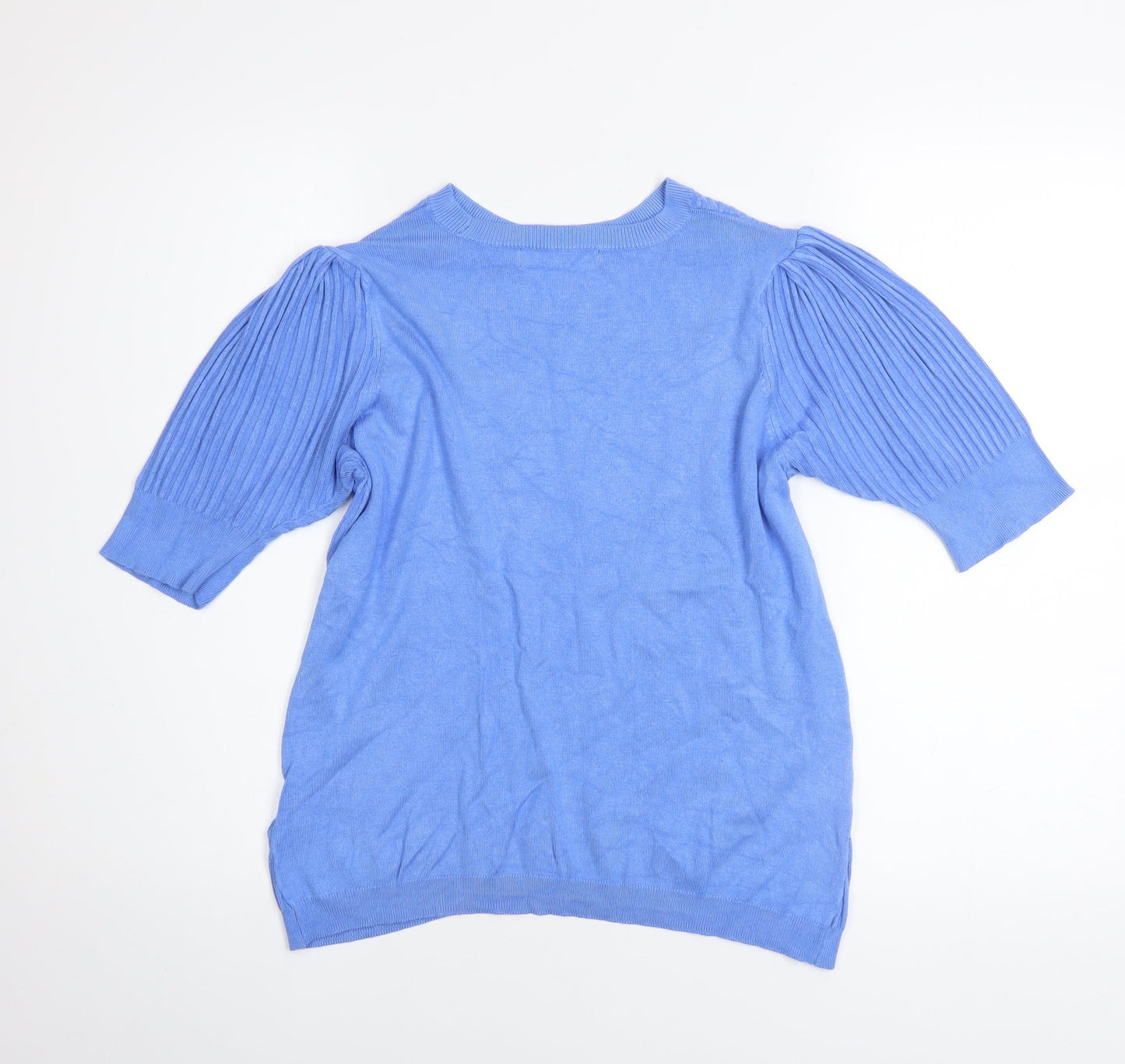 Womens UK Size 14 Marks and Spencer Blue Tunic Blouse