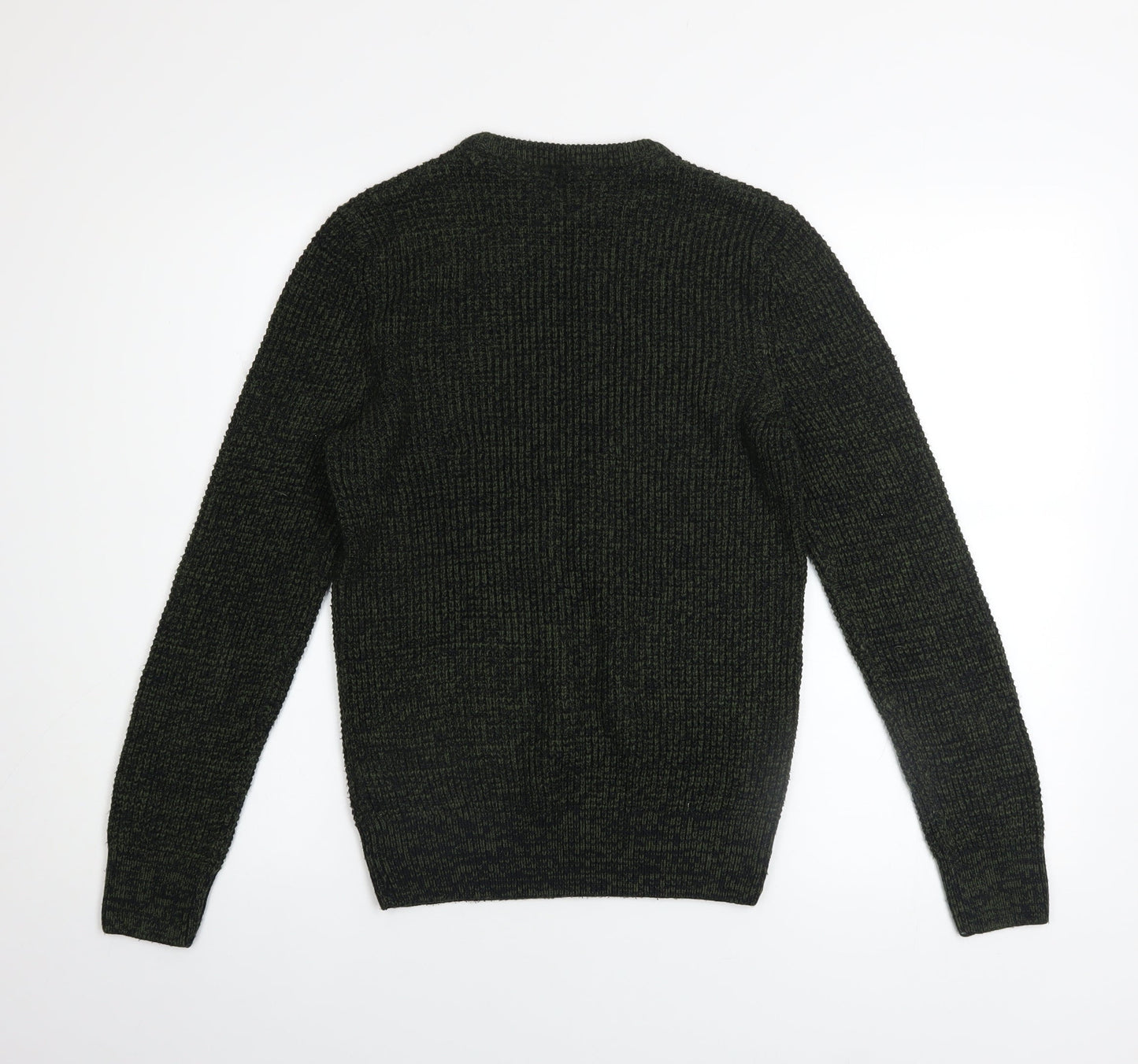 Mens UK Size XS New Look Green Pullover Jumper