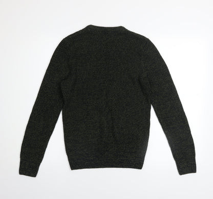 Mens UK Size XS New Look Green Pullover Jumper