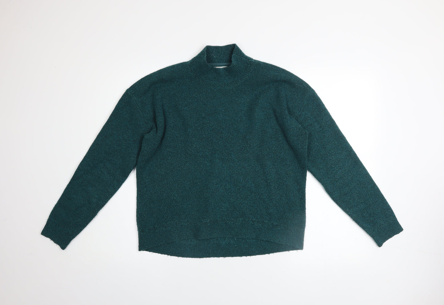 Womens UK Size 10 Fat Face Green Pullover Jumper