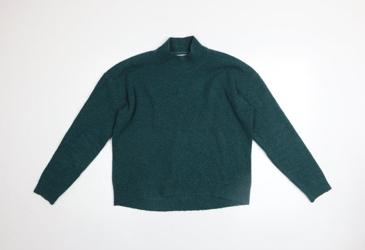 Womens UK Size 10 Fat Face Green Pullover Jumper