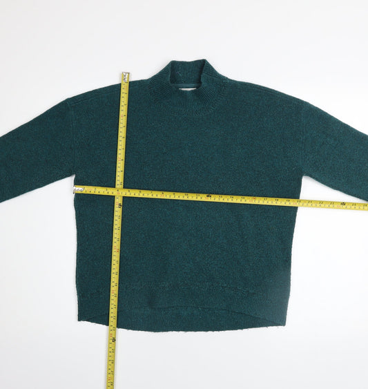 Womens UK Size 10 Fat Face Green Pullover Jumper