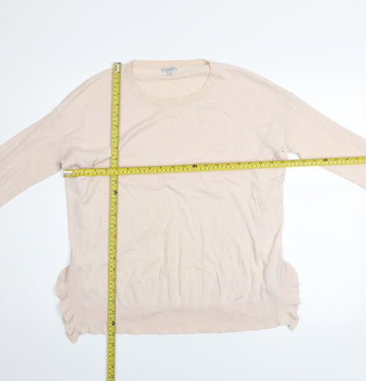 Womens UK Size S Jigsaw Beige Pullover Jumper