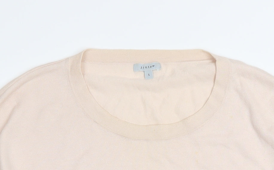 Womens UK Size S Jigsaw Beige Pullover Jumper