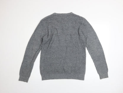 Mens UK Size XS Cedar Wood State Grey Pullover Jumper