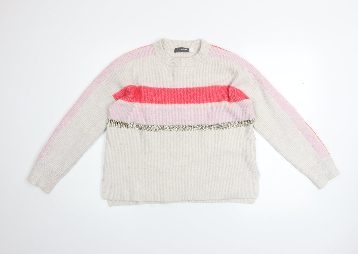 Womens UK Size M Mint Velvet Multicoloured Pullover Jumper