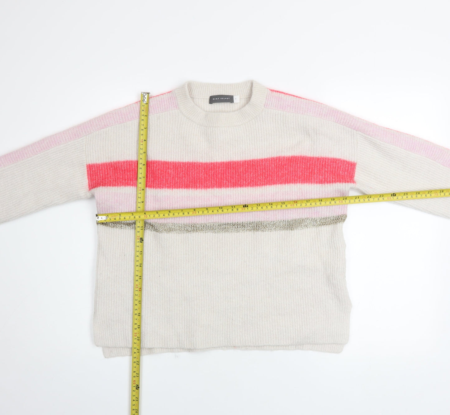 Womens UK Size M Mint Velvet Multicoloured Pullover Jumper