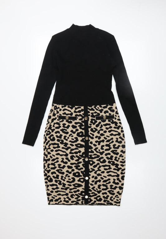 Womens UK Size S Quiz Bodycon Dress