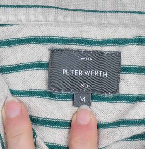 Mens UK Size M Peter Werth Cotton Polo Shirt