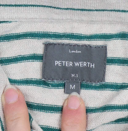 Mens UK Size M Peter Werth Cotton Polo Shirt