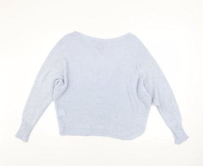 Womens UK Size S Nina Murati Blue Pullover Jumper