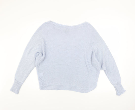 Womens UK Size S Nina Murati Blue Pullover Jumper