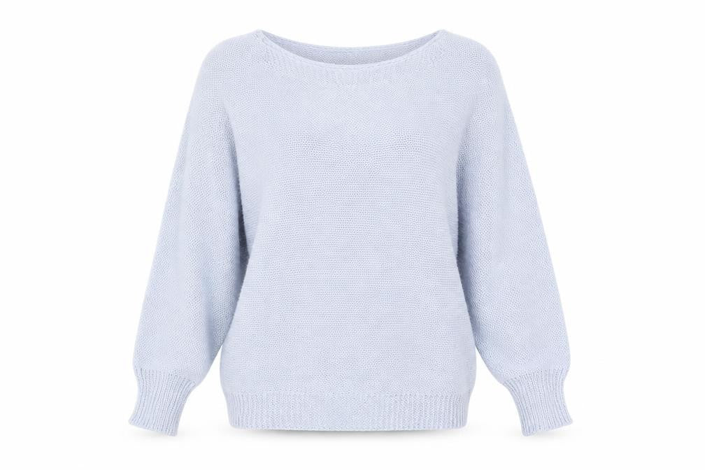 Womens UK Size S Nina Murati Blue Pullover Jumper