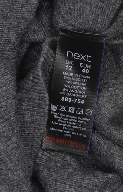Womens UK Size 12 NEXT Grey Pullover Jumper