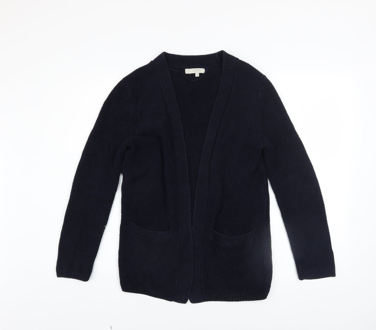Womens UK Size XS Hobbs Blue Cardigan Jumper