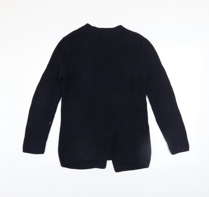 Womens UK Size XS Hobbs Blue Cardigan Jumper