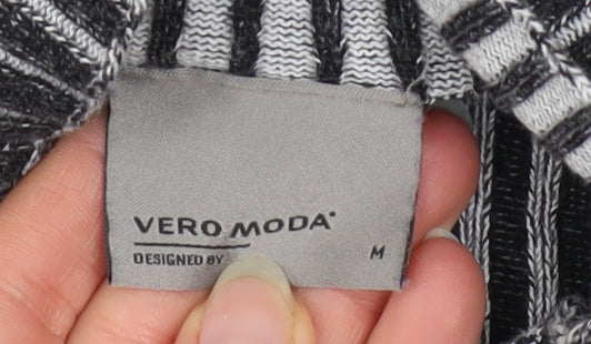 Womens UK Size M VERO MODA Grey Pullover Jumper