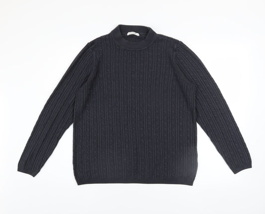 Womens UK Size 18 Marks and Spencer Blue Pullover Jumper