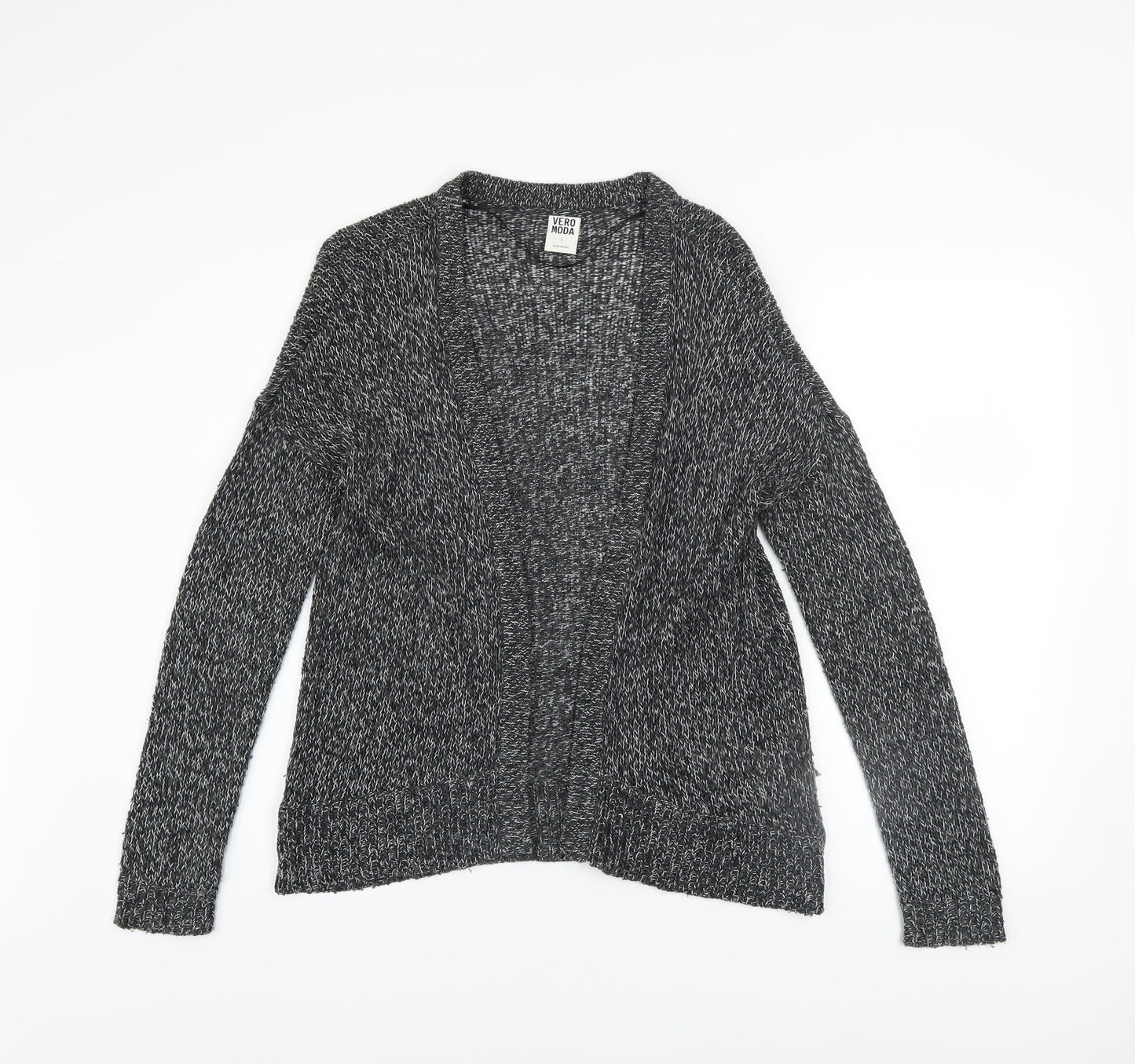 Womens UK Size S VERO MODA Grey Cardigan Jumper