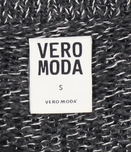 Womens UK Size S VERO MODA Grey Cardigan Jumper