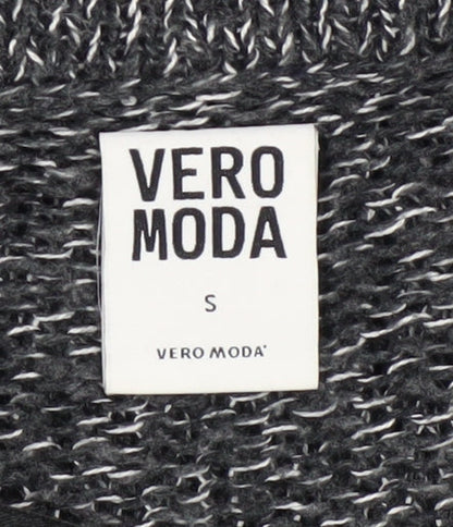 Womens UK Size S VERO MODA Grey Cardigan Jumper