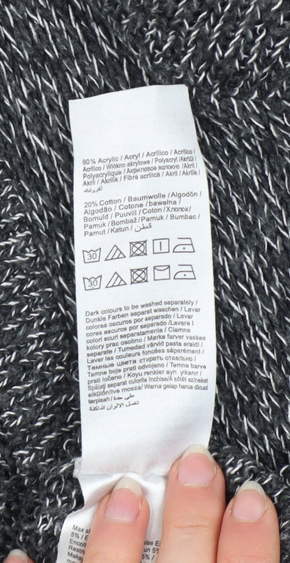 Womens UK Size S VERO MODA Grey Cardigan Jumper