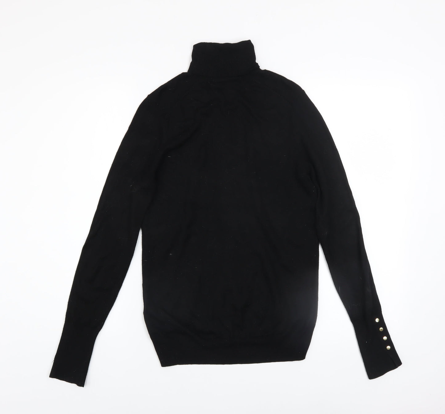 Womens UK Size 8 Zara Black Pullover Jumper