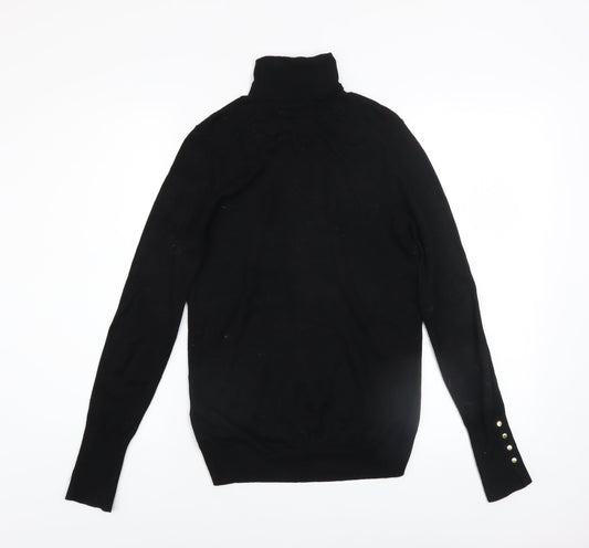 Womens UK Size 8 Zara Black Pullover Jumper