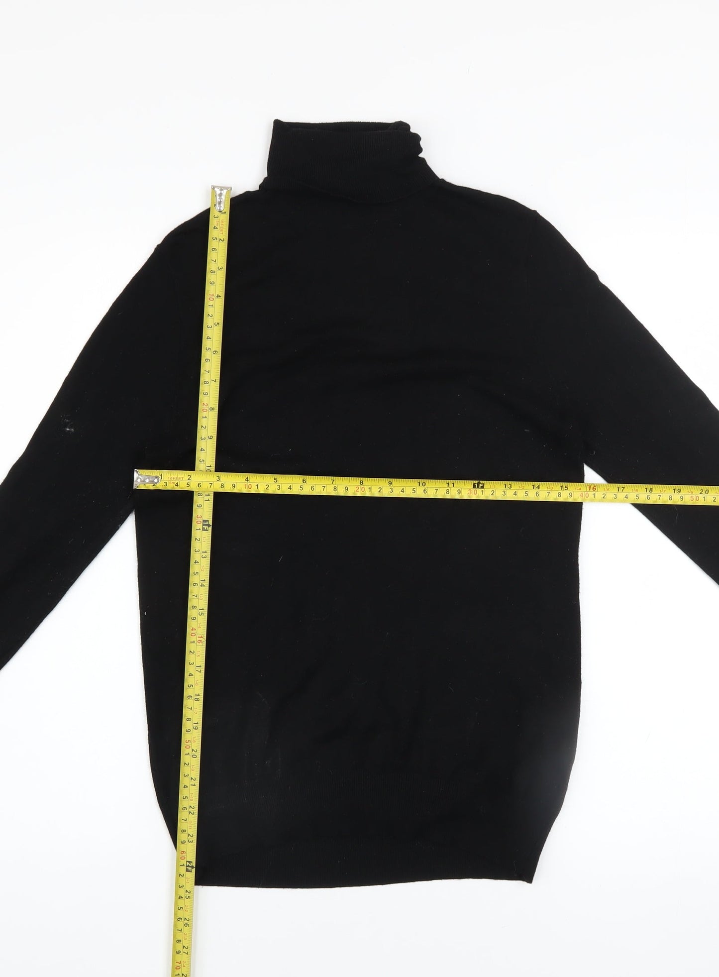 Womens UK Size 8 Zara Black Pullover Jumper