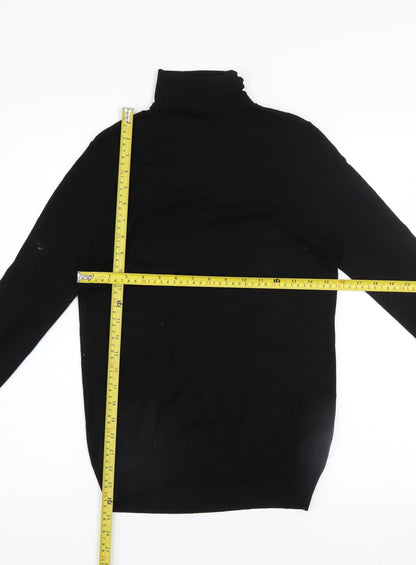 Womens UK Size 8 Zara Black Pullover Jumper