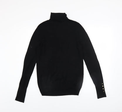 Womens UK Size 8 Zara Black Pullover Jumper