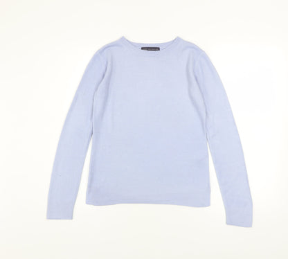 Womens UK Size 6 Marks and Spencer Blue Pullover Jumper