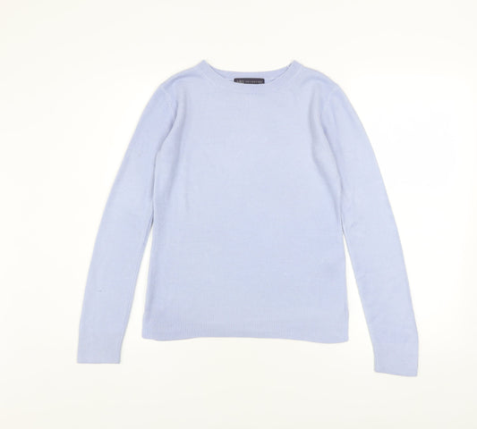 Womens UK Size 6 Marks and Spencer Blue Pullover Jumper