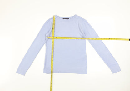 Womens UK Size 6 Marks and Spencer Blue Pullover Jumper