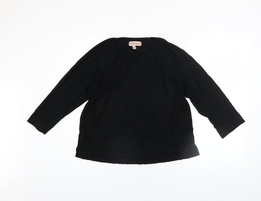 Womens UK Size L Philosophy Black Pullover Jumper