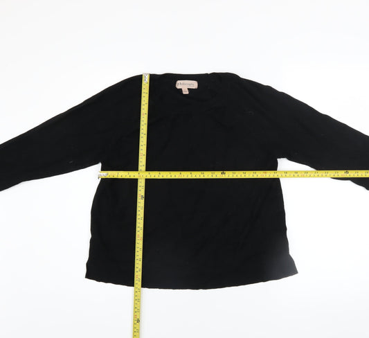 Womens UK Size L Philosophy Black Pullover Jumper
