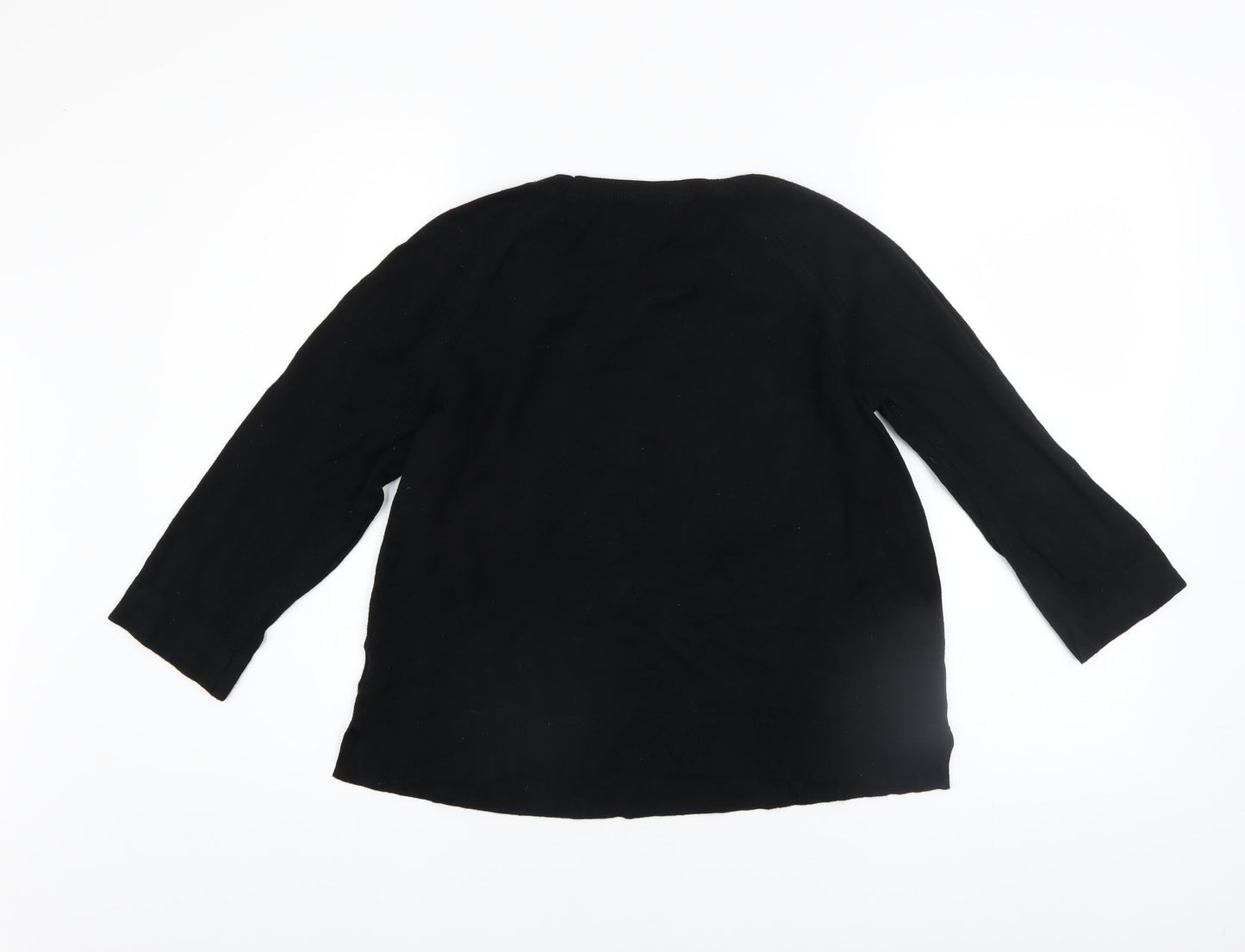 Womens UK Size L Philosophy Black Pullover Jumper