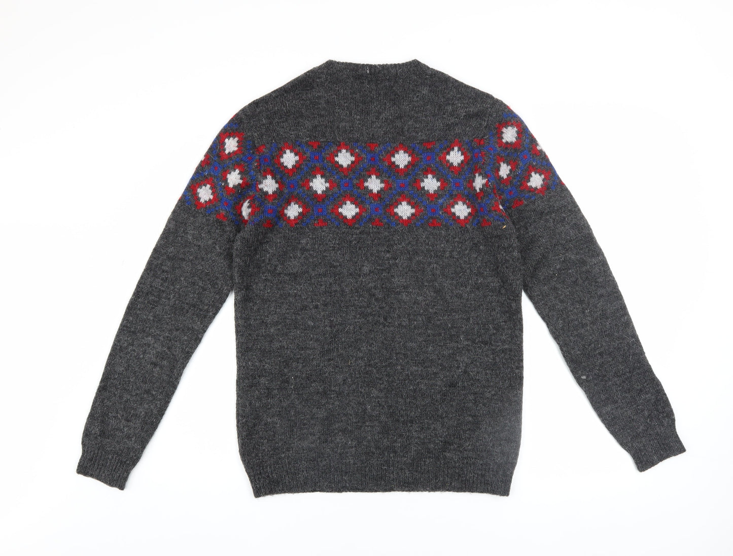 Mens UK Size XS ASOS Grey Pullover Jumper