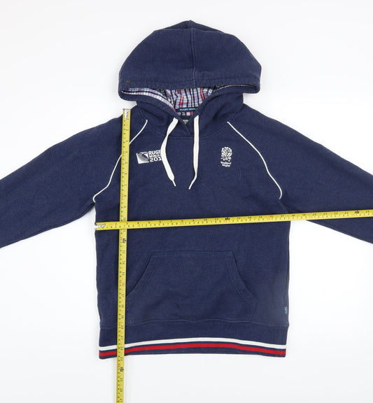 Womens UK Size 10 Canterbury Blue Pullover Hoodie