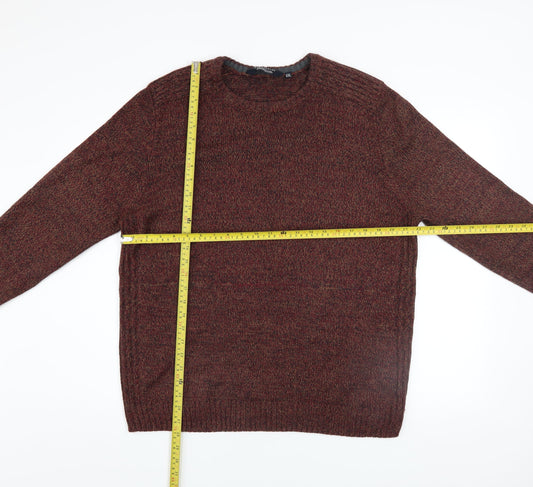 Mens UK Size 2XL Kensington Eastside Brown Pullover Jumper