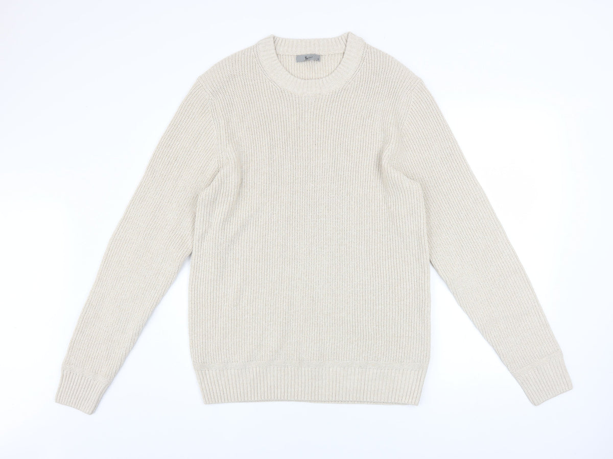 Mens UK Size M TU Beige Pullover Jumper