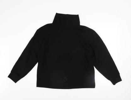Uniqlo Womens Black Roll Neck Long Sleeve Pullover Jumper Size S
