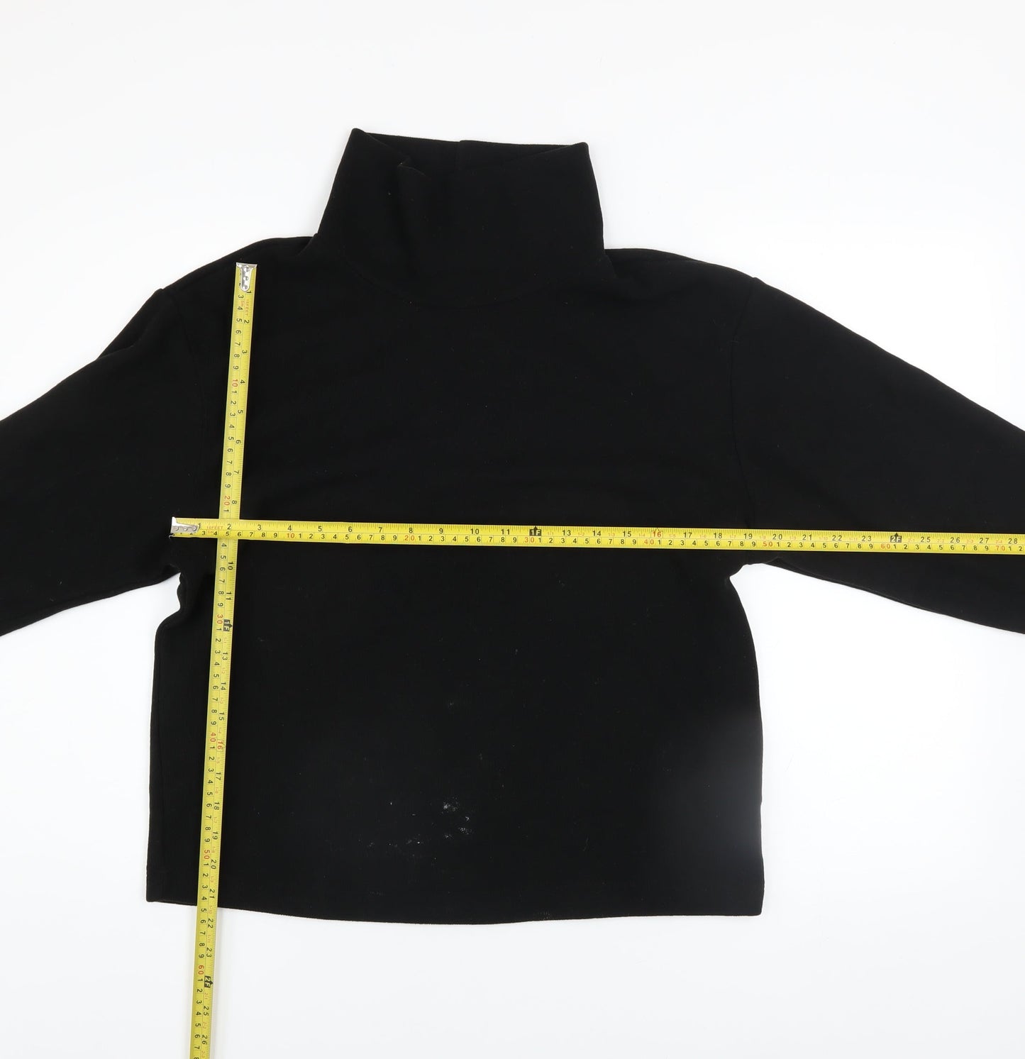 Uniqlo Womens Black Roll Neck Long Sleeve Pullover Jumper Size S