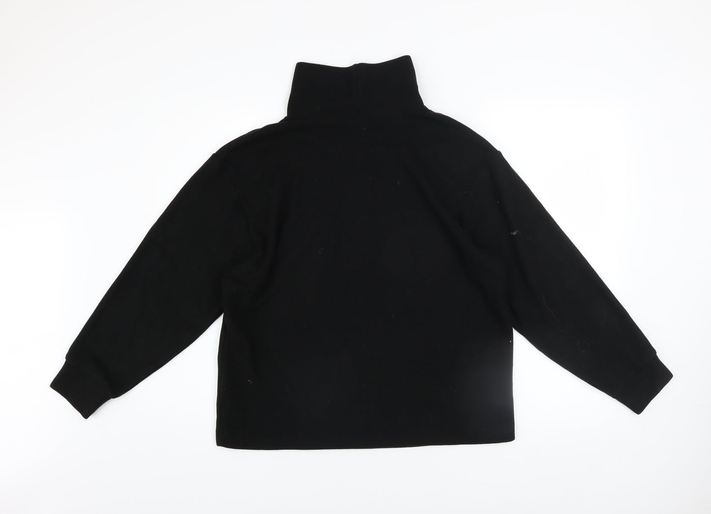 Uniqlo Womens Black Roll Neck Long Sleeve Pullover Jumper Size S