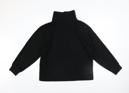 Uniqlo Womens Black Roll Neck Long Sleeve Pullover Jumper Size S