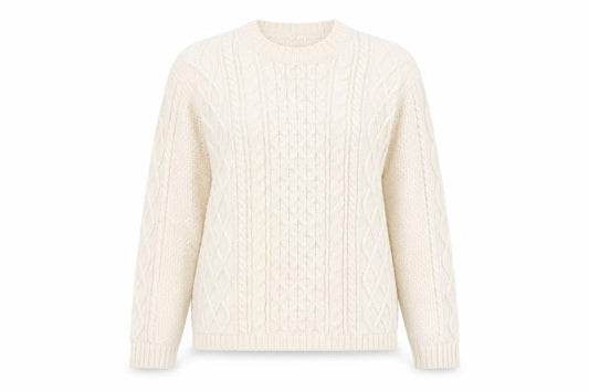 Womens UK Size L Uniqlo Ivory Pullover Jumper