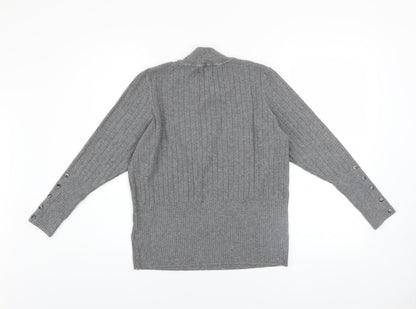 Womens UK Size 18 Marks and Spencer Grey Pullover Jumper